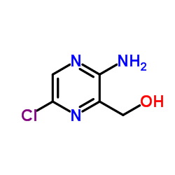 (3-Amino-6-chloro-2-pyrazinyl)methanol结构式