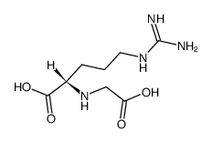 Nα-carboxymethyl-L-arginine结构式