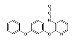3-isocyanato-2-(3-phenoxyphenoxy)pyridine Structure