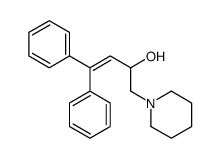 4,4-diphenyl-1-piperidin-1-ylbut-3-en-2-ol Structure