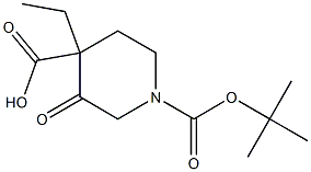1-Boc-3-羟基-5,6-二氢吡啶-1,4(2H)-羧酸乙酯结构式