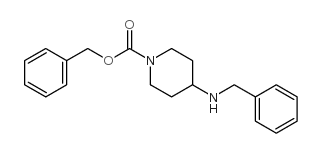 4-BENZYLAMINO-PIPERIDINE-1-CARBOXYLIC ACID BENZYL ESTER structure