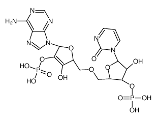 bis(3'-5')cyclic(uridylyl-adenosine monophosphate)结构式