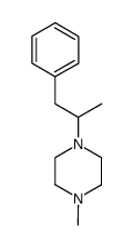 1-methyl-4-(1-phenylpropan-2-yl)piperazine Structure