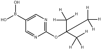 2-(tert-Butoxy-d9)-pyrimidine-5-boronic acid Structure