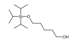 5-tri(propan-2-yl)silyloxypentan-1-ol结构式