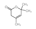 2H-Pyran-2-one,3,6-dihydro-4,6,6-trimethyl- Structure