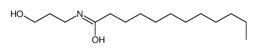 N-(3-hydroxypropyl)dodecanamide Structure