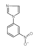 1-(3-硝基苯基)-1H-咪唑结构式