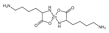 zinc lysinate Structure