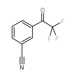 3-(2,2,2-trifluoroacetyl)benzonitrile structure