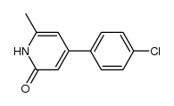 4-(4-chloro-phenyl)-6-methyl-1H-pyridin-2-one Structure