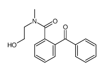 2-苯甲酰基-N-(2-羟乙基)-N-甲基苯甲酰胺结构式