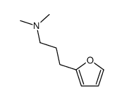 N,N-Dimethyl-2-furan-1-propanamine结构式