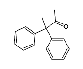 1,1-diphenyl-1-methyl-propan-2-one Structure