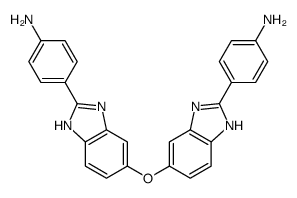 4-[6-[[2-(4-aminophenyl)-3H-benzimidazol-5-yl]oxy]-1H-benzimidazol-2-yl]aniline结构式