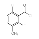 6-Chloro-2-fluoro-3-methylbenzoyl chloride structure