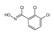 2,3-dichloro-N-hydroxybenzenecarboximidoyl chloride structure