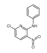 6-chloro-3-nitro-N-phenylpyridin-2-amine结构式