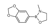 2-(1,3-Benzodioxol-5-yl)-3-methyl-1,3,2-oxazaborolidine Structure