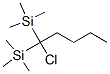 (1-Chloropentane-1,1-diyl)bis(trimethylsilane) structure