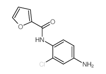 N-(4-氨基-2-氯苯基)呋喃-2-羧酰胺结构式