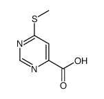 4-Pyrimidinecarboxylicacid,6-(methylthio)-(9CI)结构式