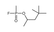 4-[fluoro(methyl)phosphoryl]oxy-2,2-dimethylpentane Structure