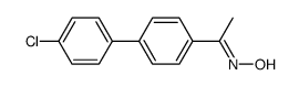 1-(4'-chloro-biphenyl-4-yl)-ethanone oxime Structure