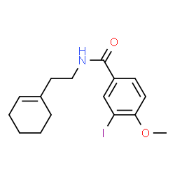 N-(2-cyclohex-1-en-1-ylethyl)-3-iodo-4-methoxybenzamide Structure