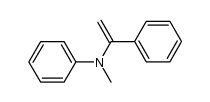 N-methyl-N-phenyl-(1-phenylvinyl)amine结构式
