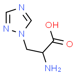 1H-1,2,4-Triazole-1-propanoicacid,alpha-amino-,(alphaR)-(9CI)结构式