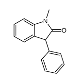 1,3-dihydro-1-methyl-3-phenyl-2H-indol-2-one结构式