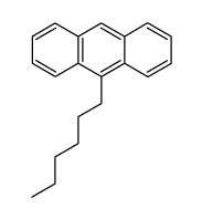 9-Hexylanthracene Structure