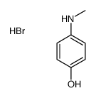 4-(methylamino)phenol,hydrobromide结构式