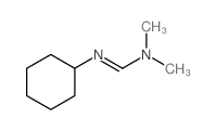 N-cyclohexyl-N,N-dimethyl-methanimidamide Structure