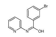 3-bromo-N-pyridin-2-ylbenzamide结构式