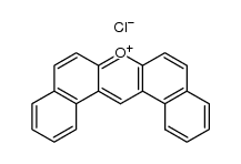 dibenzo[a,j]xanthenylium, chloride Structure