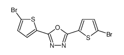 2,5-bis(5-bromothiophen-2-yl)-1,3,4-oxadiazole Structure