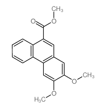 methyl 2,3-dimethoxyphenanthrene-9-carboxylate结构式