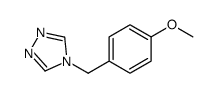 4-(4-甲氧基苄基)-4H-1,2,4-三唑结构式