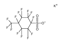 potassium 4-trifluoromethylperfluorocyclohexanesulfonate Structure
