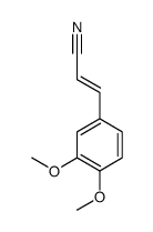 (E)-3-(3,4-dimethoxyphenyl)acrylonitrile结构式