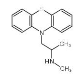 N-METHYL-1-(10H-PHENOTHIAZIN-10-YL)PROPAN-2-AMINE结构式