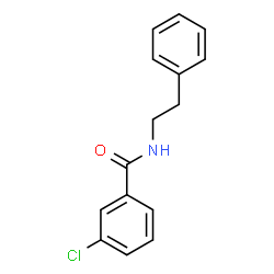 Benzamide, 3-chloro-N-(2-phenylethyl)-结构式