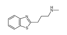 2-Benzothiazolepropanamine,N-methyl-(9CI)结构式