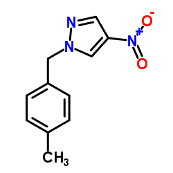 1-(4-Methylbenzyl)-4-nitro-1H-pyrazole结构式