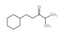 1-cyclohexyl-4-methyl-pentan-3-one结构式