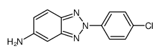 2-(4-Chlorophenyl)-2H-benzotriazol-5-amine结构式