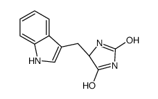 (5S)-5-(1H-indol-3-ylmethyl)imidazolidine-2,4-dione Structure